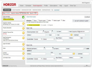 Horizon Inspection Software