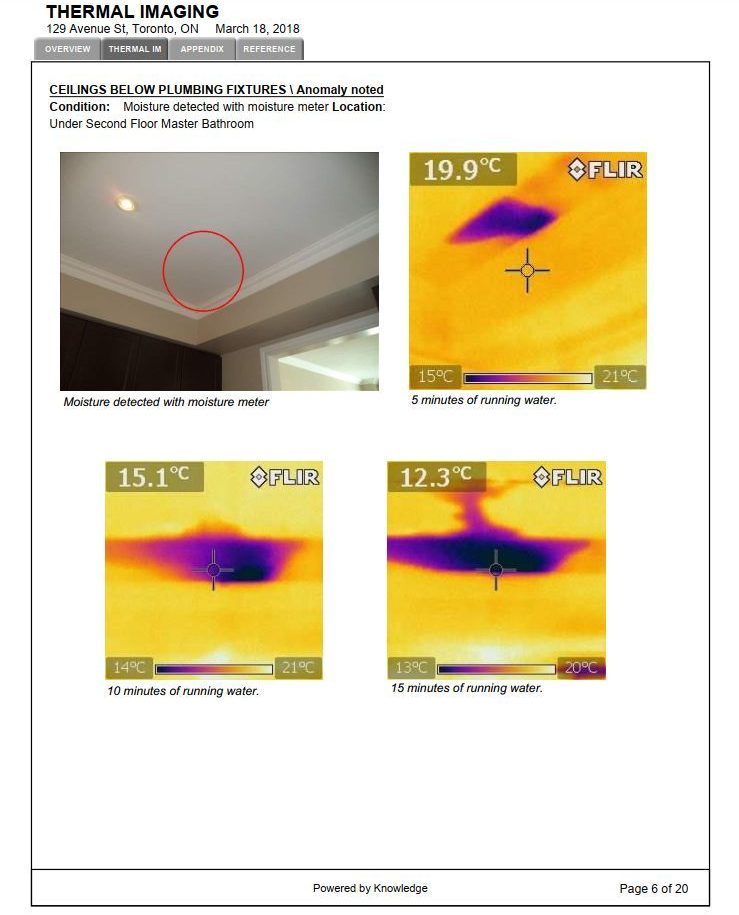 Thermal Imaging Inspection Report