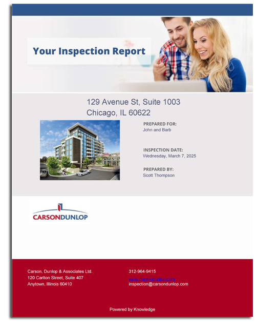 Condo Sample Inspection Report