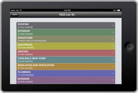 Home inspection software how it works